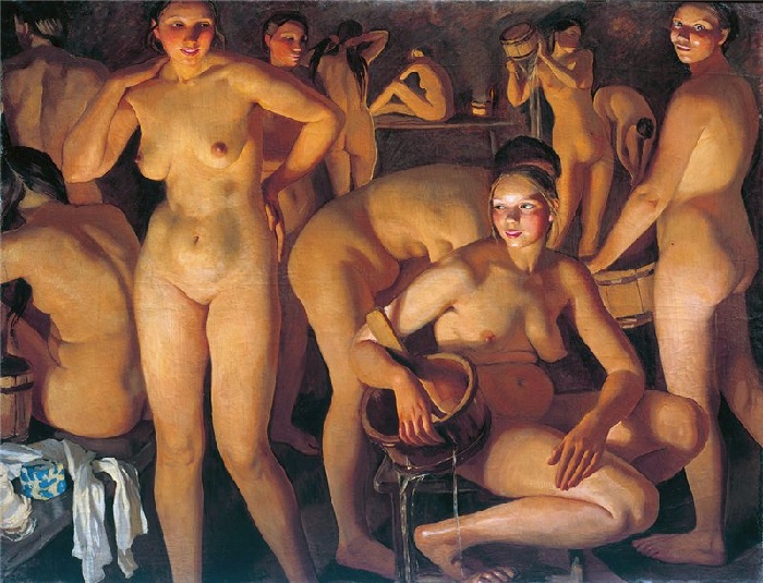 «Баня». (1913 г.). Автор: Зинаида Серебрякова. «Баня». (1913 г.). Автор: Зинаида Серебрякова.