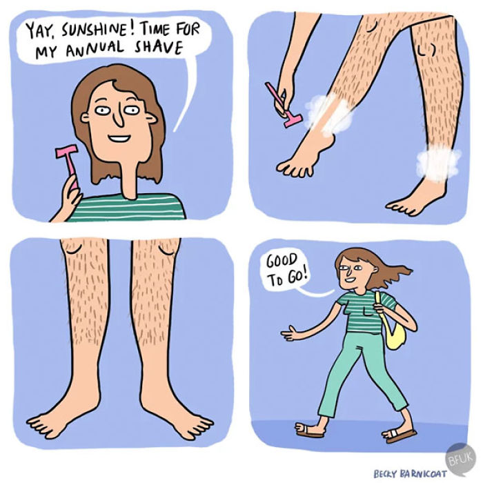 Funny Shaving Comic