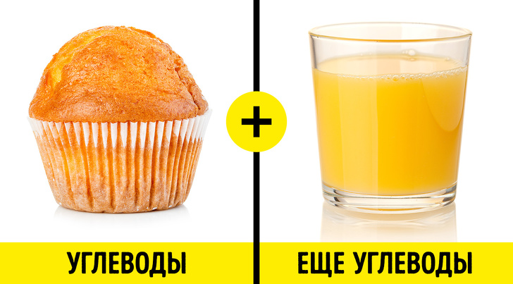 Диетологи рассказали о вредных сочетаниях продуктов