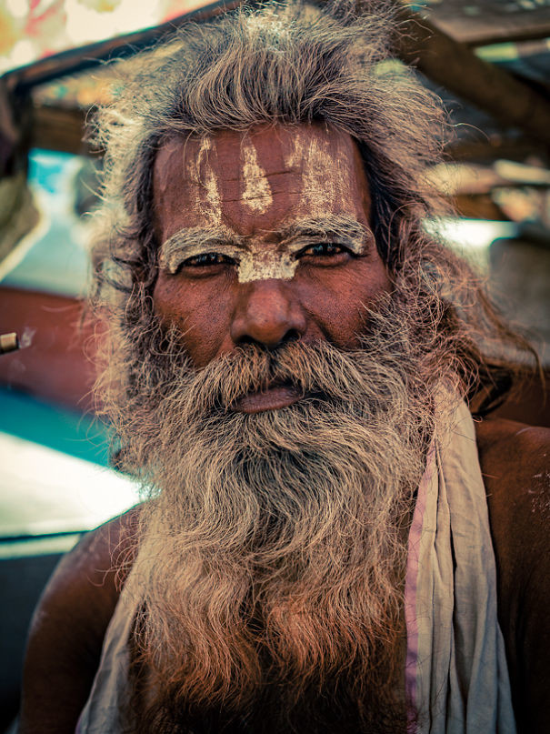 Фейс-арт индийских монахов Фейс-арт индийских монахов индия, искусство, креатив, лица
