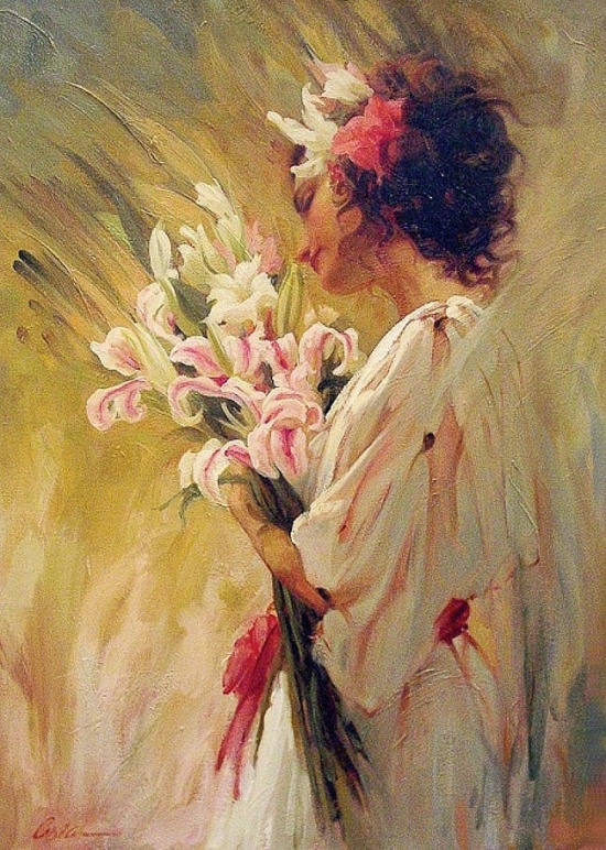 Художник Mark Arian. Современная американская мадонна