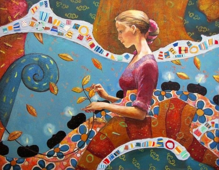 Танцы на реке. Автор: Марианна Калачева. Танцы на реке. Автор: Марианна Калачева.