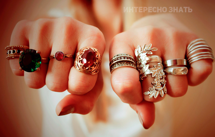 На каком пальце нельзя носить кольцо
