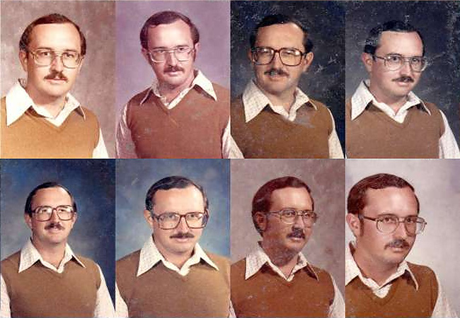 Учитель 40 лет подряд надевал один и тот же наряд для фотографирования с классом Учитель 40 лет подряд надевал один и тот же наряд для фотографирования с классом