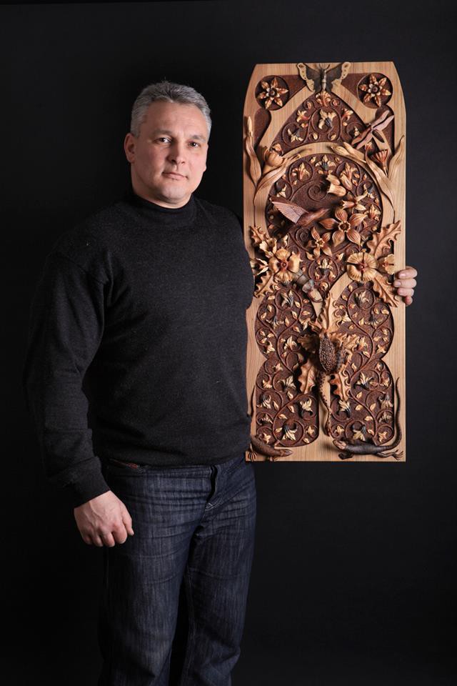 Крымский мастер создает цветные творения из дерева без красок Н.Гаврись, крым, своими руками, художник