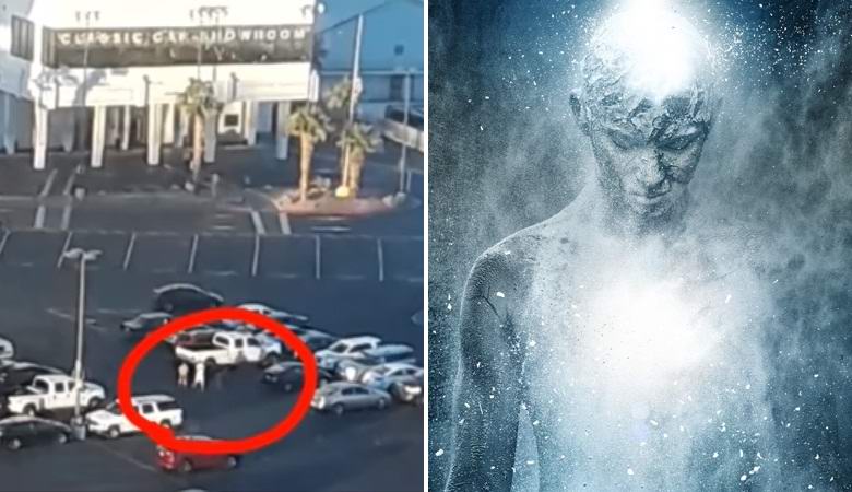 Загадочная сущность попала на видео Загадочная сущность попала на видео