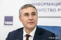 Пресс-конференции в ТАСС министра образования Российской Федерации Валерия Фалькова. Москва