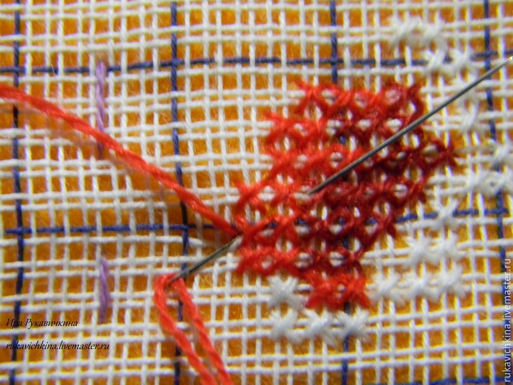 Несколько секретов вышивки крестом по войлоку с чистой изнанкой Несколько секретов вышивки крестом по войлоку с чистой изнанкой