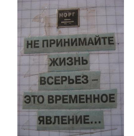 МОРГ - это место, где становятся философами МОРГ - это место, где становятся философами морг, прикол, черный юмор, юмор
