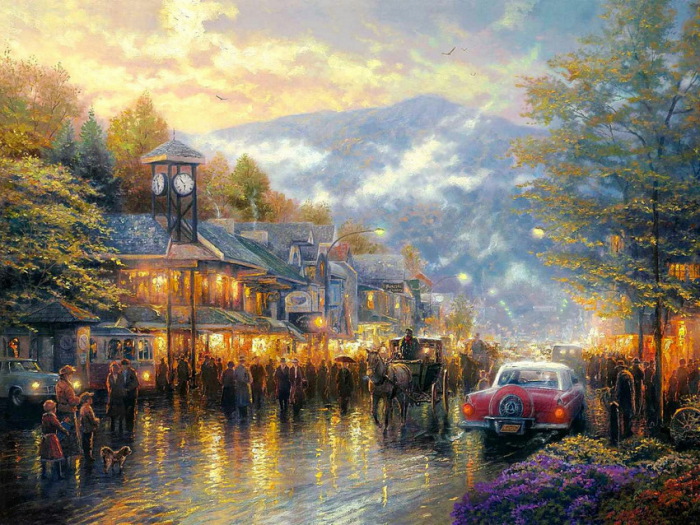    . : Thomas Kinkade.