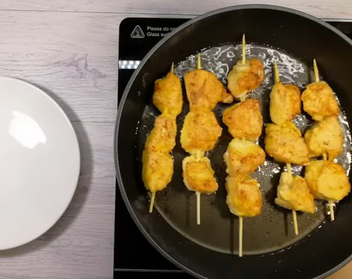 Аппетитные куриные шашлычки. Аппетитные куриные шашлычки.