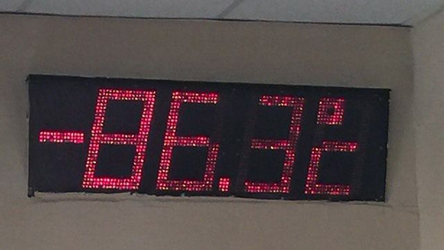 Термометр в Челябинске показал -86 градусов
