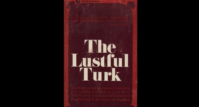 Обложка романа *The Lustful Turk*, 1828 Обложка романа *The Lustful Turk*, 1828