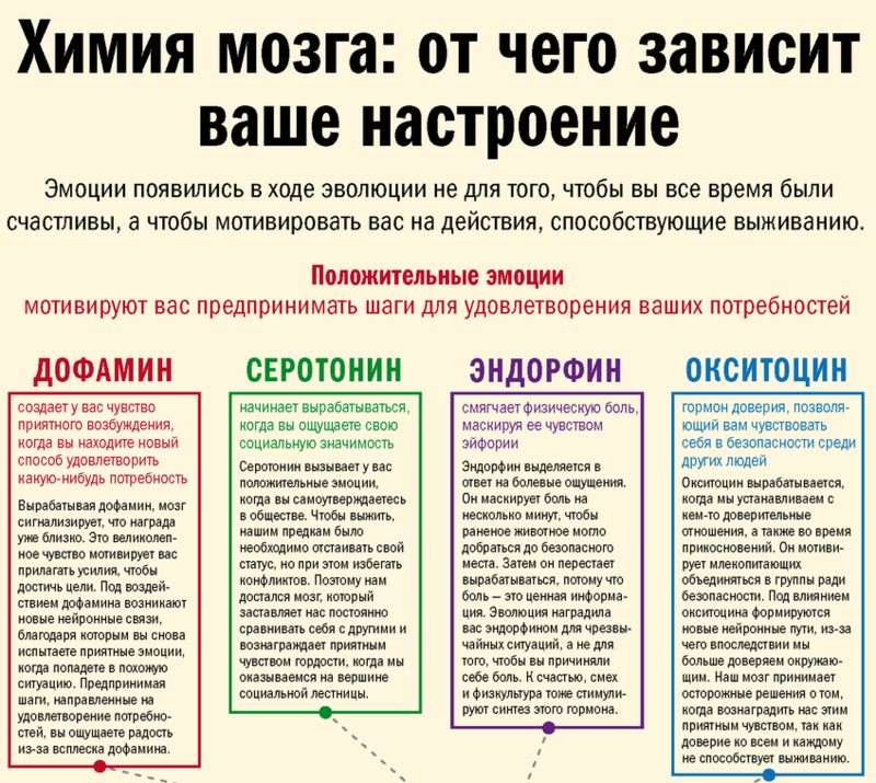 Как управлять гормонами счастья?