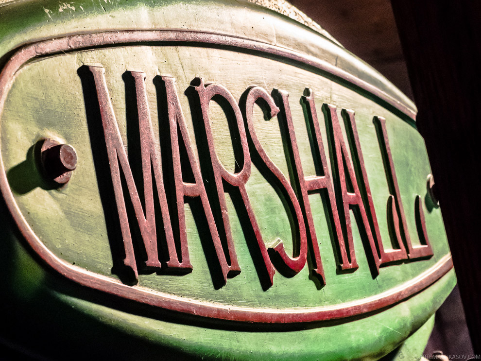 паровой каток английской марки Marshall