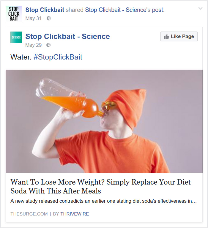 Stop Clickbait