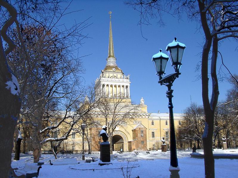 Санкт-Петербург, Петербург зимой, Адмиралтейство