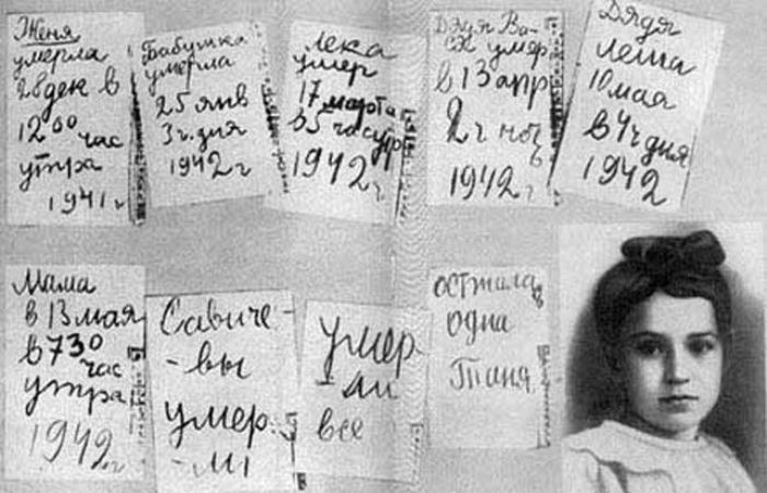 Страницы дневника Тани Савичевой | Фото: world-war.ru Страницы дневника Тани Савичевой | Фото: world-war.ru