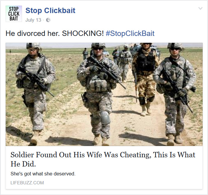 Stop Clickbait