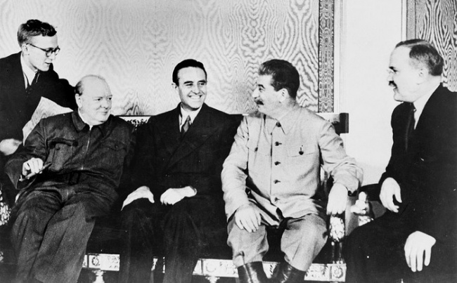 Сталин, Черчилль, Молотов