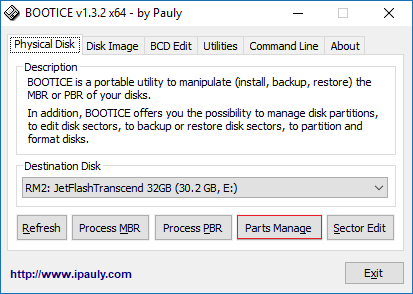 Выбираем пункт Parts Manage Выбираем пункт Parts Manage