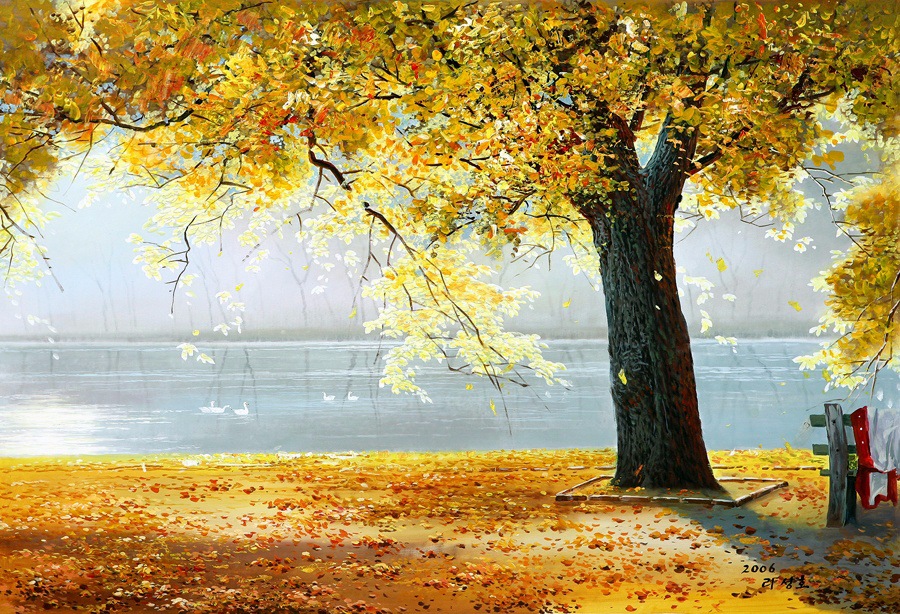 Краски осени, корейский художник Lee Sung