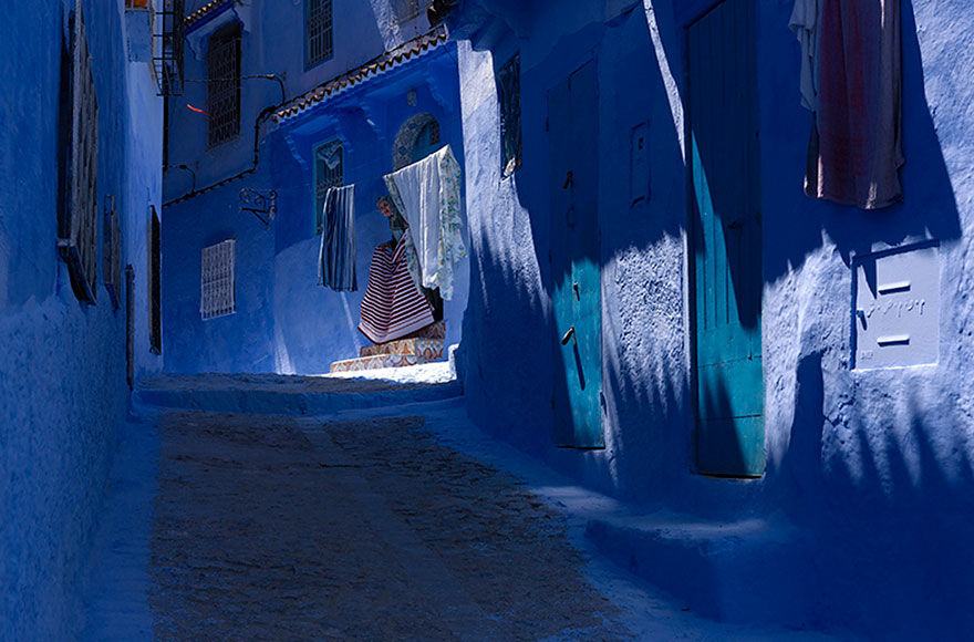 Голубой город 20 бесподобных фотографий