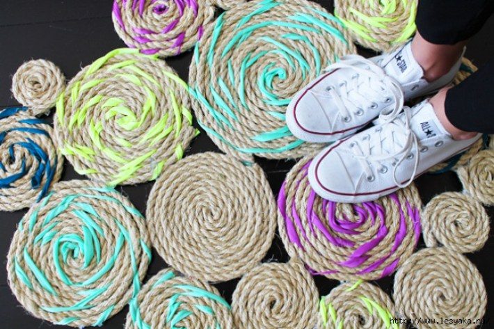 Очень оригинальные штучки, которые можно сделать из веревки Очень оригинальные штучки, которые можно сделать из веревки