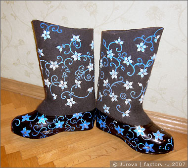 Расписные валенки