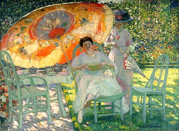 Садовый зонт от солнца (1910)