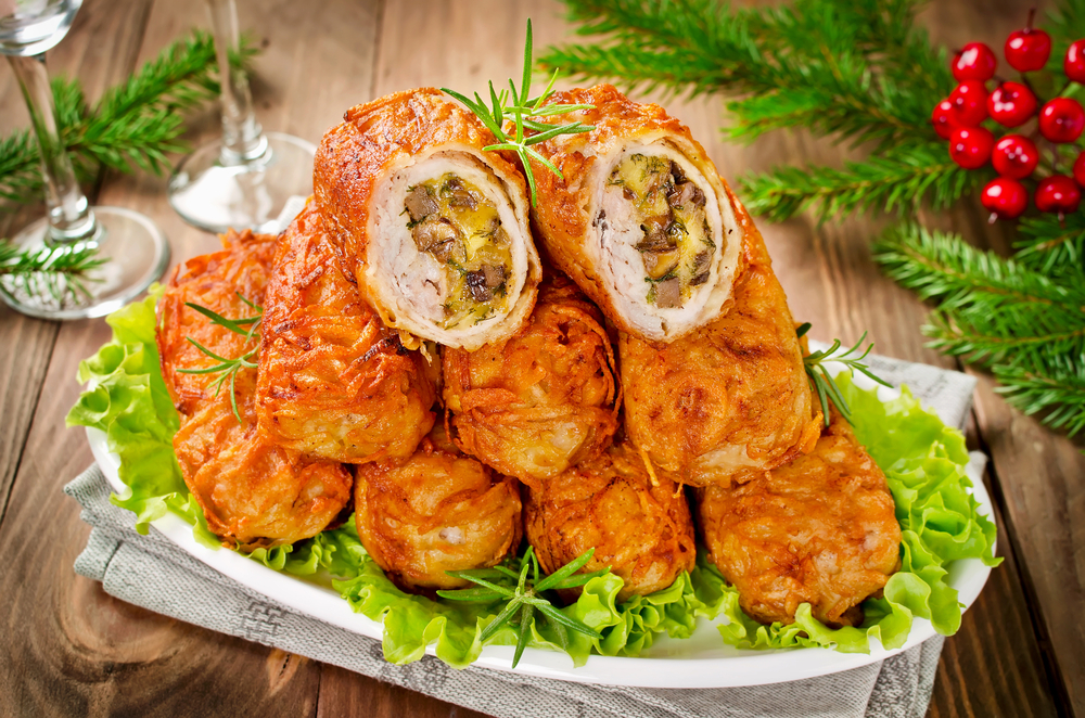 Хрустящие картофельные котлеты с мясом