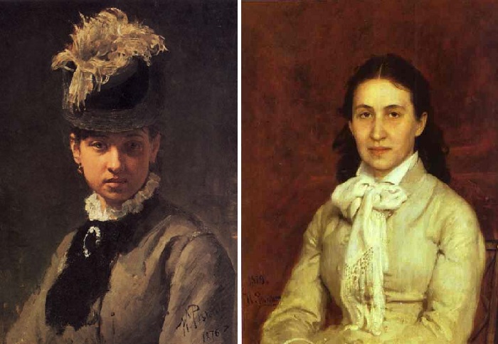 Репина Вера Алексеевна./ Елизавета Григорьевна Мамонтова (Сапожникова). Репина Вера Алексеевна./ Елизавета Григорьевна Мамонтова (Сапожникова).