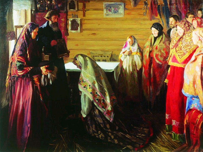 У церкви стояла карета...