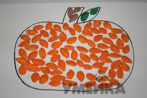 10 идей и поделок из тыквенных семечек 10 идей и поделок из тыквенных семечек