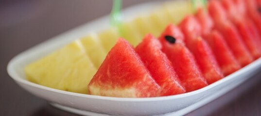 Арбуз оказался полезнее для уровня сахара в крови, чем ананас