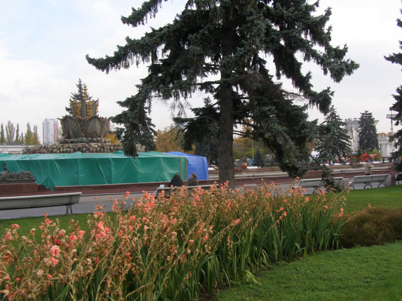 Прогулки по Москве. Осень на ВДНХ. Прогулки по Москве. Осень на ВДНХ 2014.