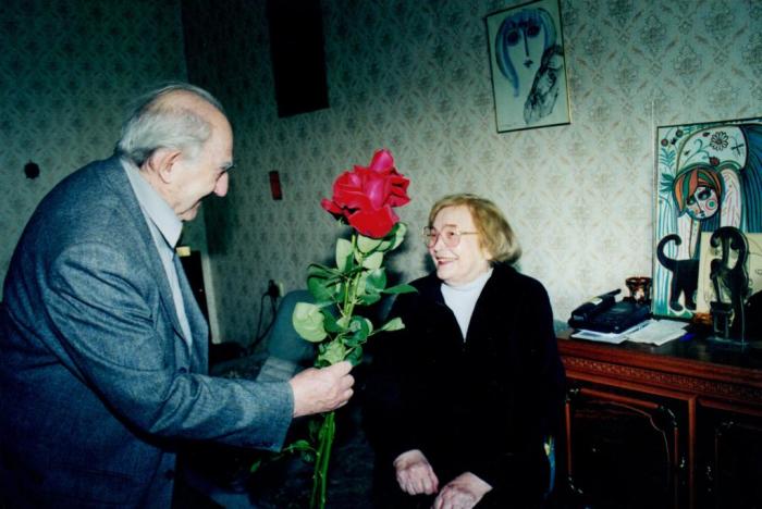 Виталий Гинзбург и Нина Ермакова. / Фото: www.rishonim.info Виталий Гинзбург и Нина Ермакова. / Фото: www.rishonim.info