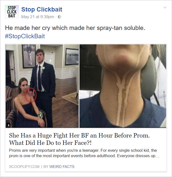 Stop Clickbait