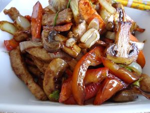 Фото к рецепту: Мясо По-Нанкински Фото к рецепту: Мясо По-Нанкински