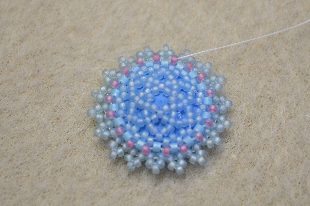 Создаем колье с цветком «Summer Blue» Создаем колье с цветком «Summer Blue»