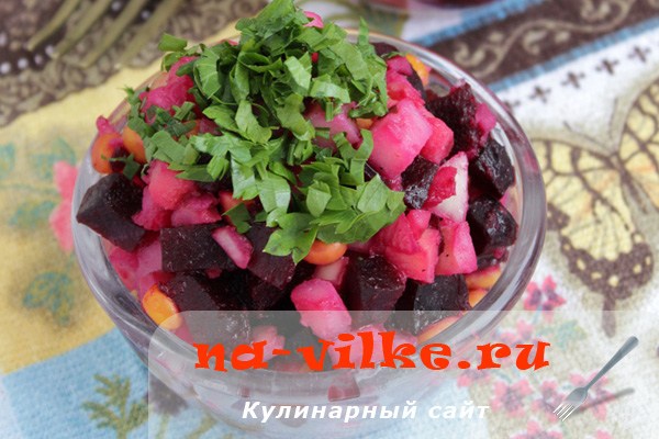 Салат Перуанский со свеклой и кукурузой Салат Перуанский со свеклой и кукурузой
