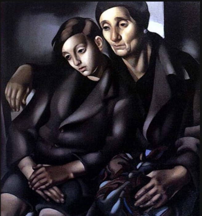 Беженцы, 1937 год. Автор: Тамара де Лемпицка (Tamara de Lempicka). Беженцы, 1937 год. Автор: Тамара де Лемпицка (Tamara de Lempicka).