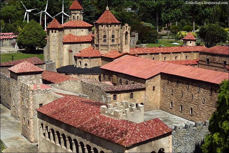 Каталония в миниатюре, Испания Парк миниатюр в Барселоне