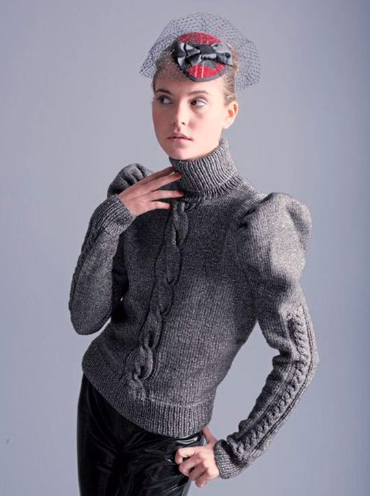 модный свитер женский фото, вязаный свитер спицами фото