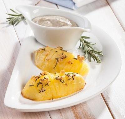 Картофель с грибным соусом Картофель с грибным соусом