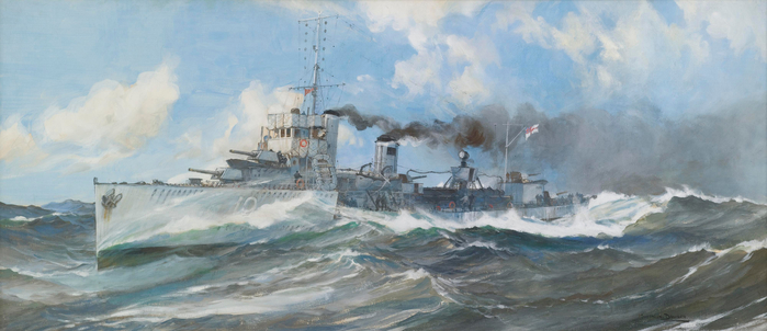 British Frigate on Patrol (700x302, 236Kb)