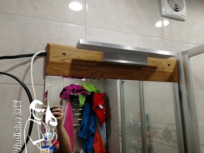 ÐебелÑнÑй гаÑниÑÑÑ Ð² ваннÑÑ Ñо ÑÑолеÑниÑей из маÑÑива дÑба ÐебелÑ, ÐÐµÐ±ÐµÐ»Ñ Ñвоими ÑÑками, Своими ÑÑками, ÐаÑÑив, ÐÑб, ÐÐµÐ±ÐµÐ»Ñ Ð¸Ð· лдÑп, Ð Ñкоделие Ñ Ð¿ÑоÑеÑÑом, ÐлиннопоÑÑ
