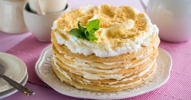 Торт «Наполеон» - лучшие рецепты десерта из разных коржей с кремом