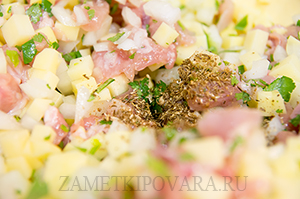 Ханум с курицей и картофелем