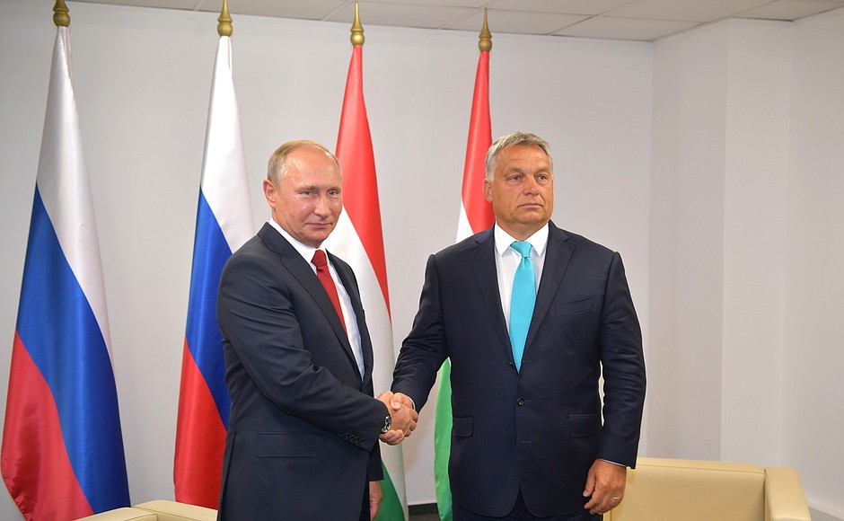 С Премьер-министром Венгрии Виктором Орбаном.